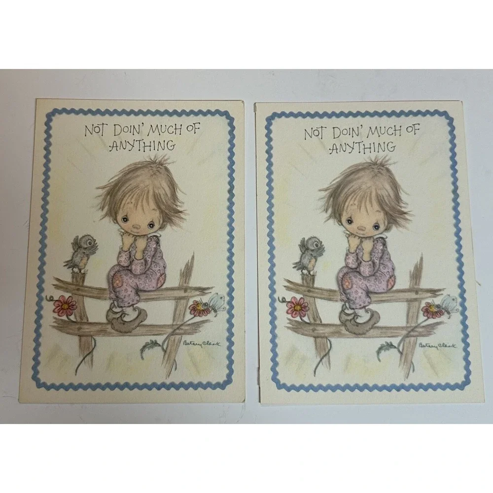 Vintage 70's Betsey Clark Hallmark Postcards 
